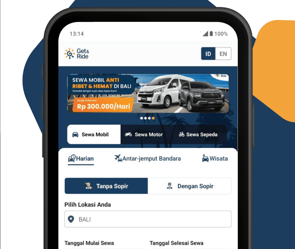 Get&Ride: Car Rental banner